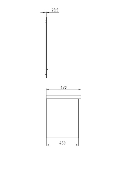 Зеркало (61х85)  ASB-Mebel Марика 60 12223